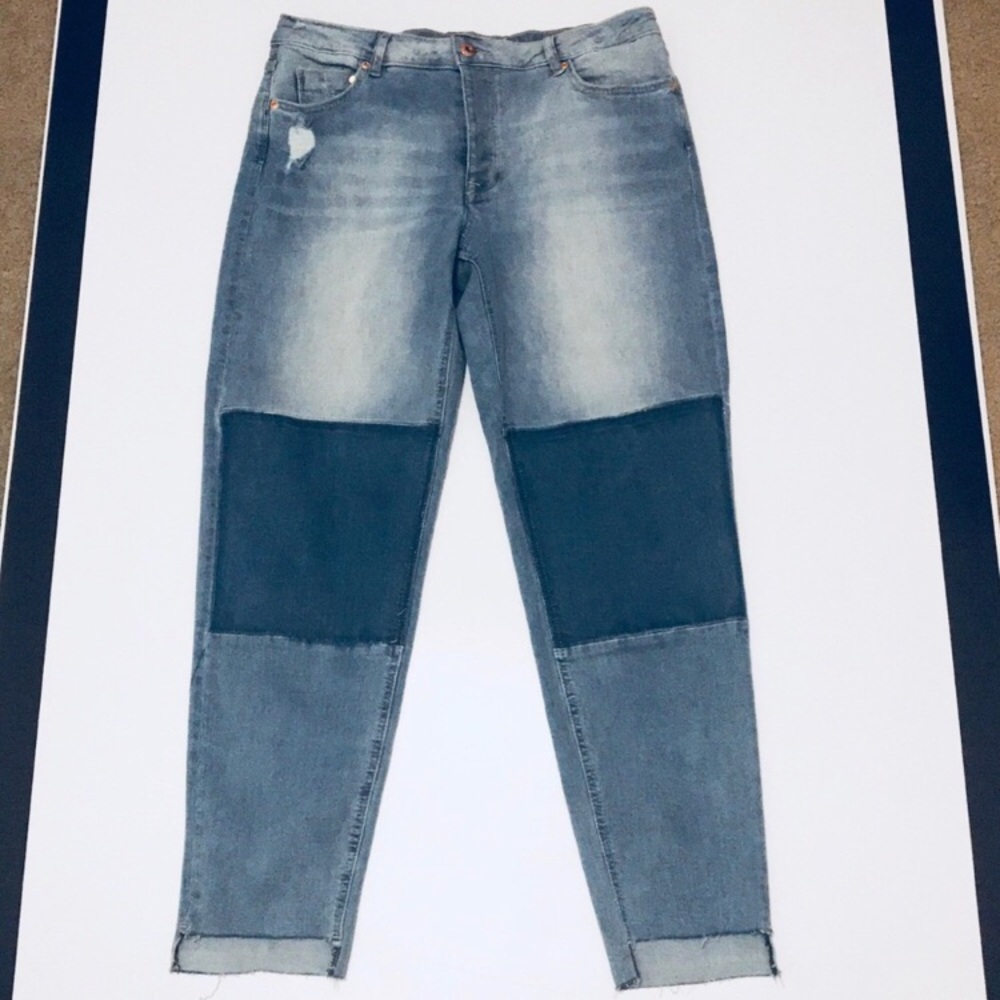 H&M Patchwork Jeans
